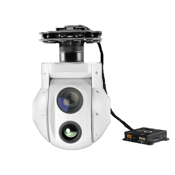 Q30TIR VTOL UAV Best Selling 30x Zoom EO & IR Dual Sensor Object Tracking Camera Gimbal Drone Topography